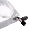 Ventoinha para caixa KING KITS LUBU-049 120mm ARGB - pack de 3, branco