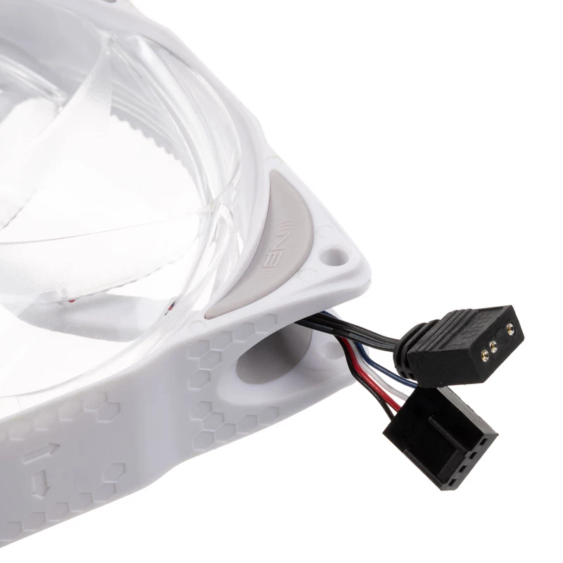 Ventoinha para caixa KING KITS LUBU-049 120mm ARGB - pack de 3, branco