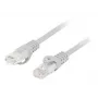 Cabo de patch LANBERG Cat.6 UTP LSZH CU 1m cinzento testado Fluke