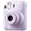 Máquina fotográfica instantânea Fujifilm Instax Mini 12 roxa — imagem 86×54 mm, filme 62×46 mm, distância focal 60 mm