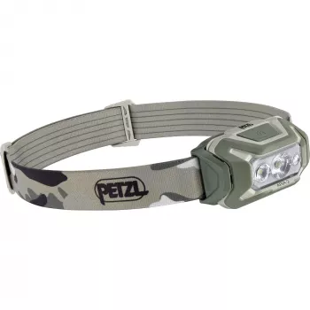 Lanterna frontal PETZL Aria 2 rgb-desert – recarregável 200 lúmenes