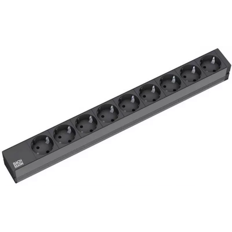 Extensão de energia 9x Schuko Bachmann 9x Schuko 2m