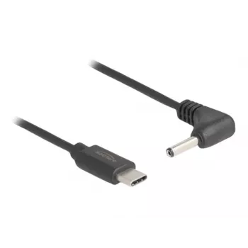 Cabo de alimentação DeLOCK 85393 preto 1,5 m USB-C 3,5 x 1,35 mm