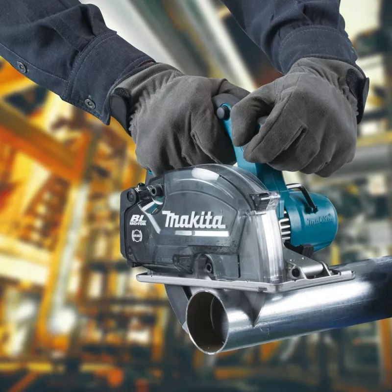 Serra circular manual Makita DCS553Z 15 cm preta, azul 4200 rpm