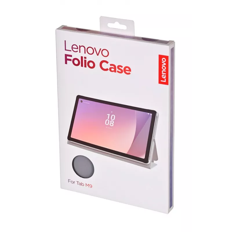 Lenovo ZG38C04869 capa Folio para Tab M9, 22,9 cm (9 polegadas), poliuretano/policarbonato, cinzenta