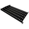 Alantec SA-P-19-1U-280-2-C Prateleira fixa para rack de 19 polegadas, 1U, 280 mm de profundidade, Preto