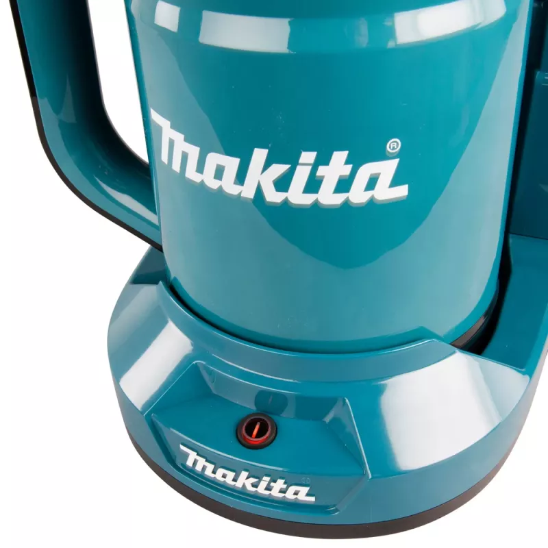 Chaleira elétrica a bateria DKT360Z, 36 volts (2x 18 volts) (azul/preto, sem bateria e carregador, 0,8 litros)