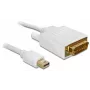 DeLOCK - Cabo DisplayPort - Mini DisplayPort (M) - DVI-D (M) - 2,0 m (DisplayPort 1.1a) - para Apple MacBook, MacBook Air, MacBook Pro (82918)
