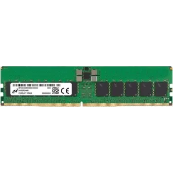 Módulo de memória RAM para servidor | MICRON | DDR5 | 32 GB | Registered (com buffer) | 6400 MHz | CL 52 | 288-Pin DIMM | ECC Sim | MTC20F2085S1RC64BR