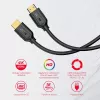 Unitek C11079BK-5M cabo HDMI 2.0, 4K 60 Hz, 5 m, preto