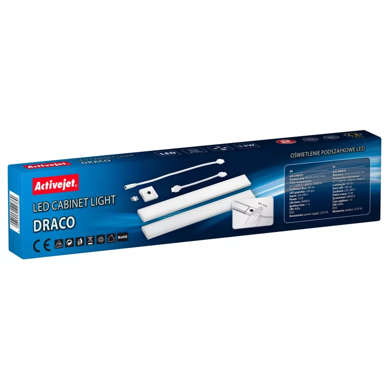 Conjunto de luzes LED de armário Activejet AJE-DRACO