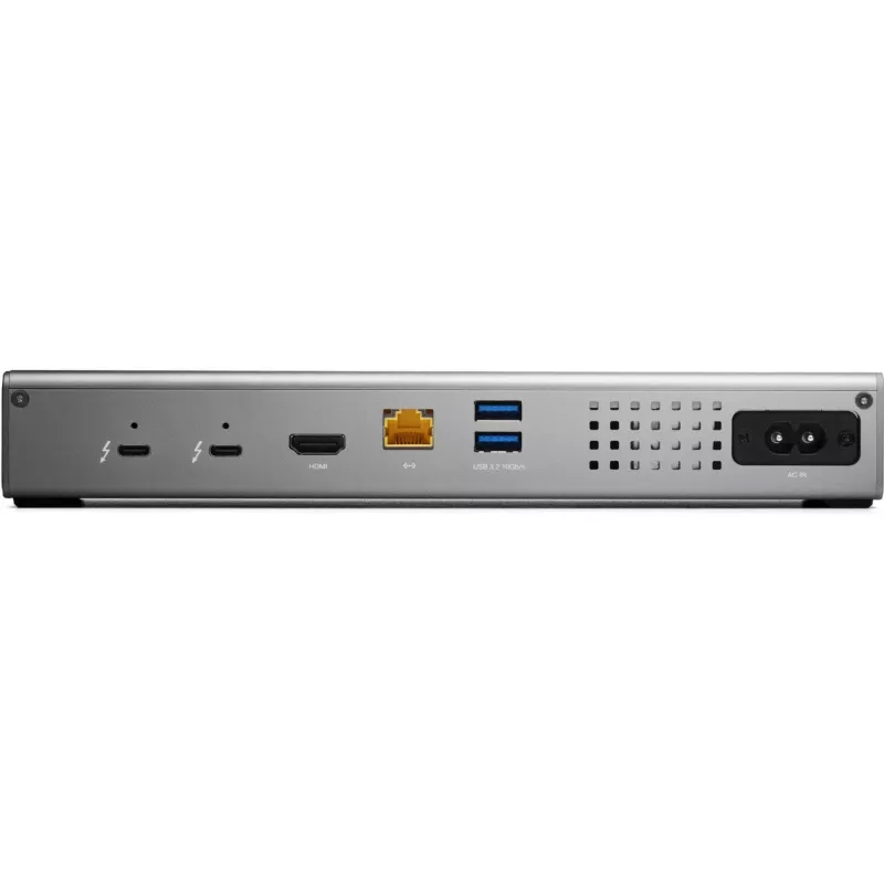 OWC Go Dock - Docking station - Thunderbolt 4 - HDMI, 2 x Thunderbolt 4 - GigE, 2,5 GigE - 120 Watt