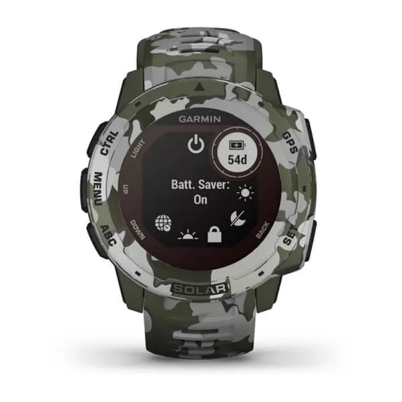 Relógio GPS Garmin Instinct Solar Camo Edition camuflagem