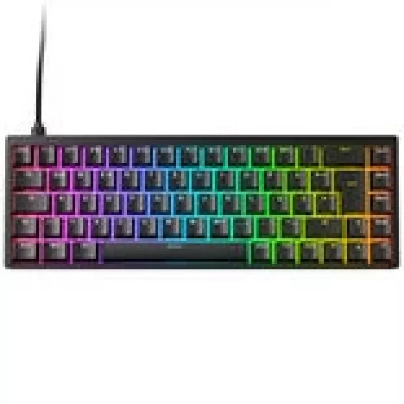 Teclado gaming mecânico Endgame Gear KB65HE layout 65%, taxa de interrogação 8K, iluminação RGB