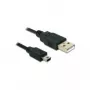 Cabo USB DeLOCK 82311 USB 2.0 3 m USB A Mini-USB B preto
