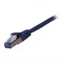 Cabo de rede RJ45 – CAT6A 500 MHz – 0,25 m – azul – S-STP (S/FTP) – AWG27 – LSZH – Synergy 21