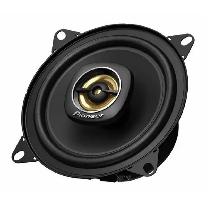 Pioneer TS-A1081F. Tipo de altifalante: 2 vias, potência de pico: 230 W, potência nominal: 50 W. Profundidade de montagem: 5,4 cm, diâmetro do woofer: 10,2 cm, tweeter