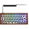 Sharkoon SKILLER SGK50 S3 Wood Barebone teclado gaming, RGB