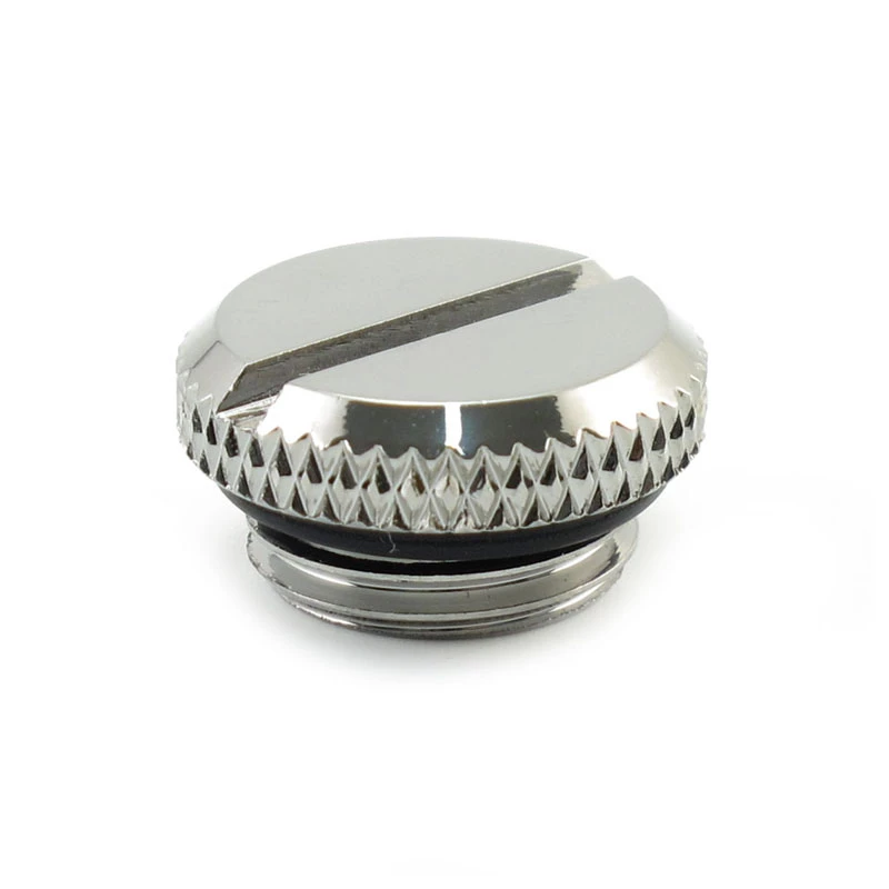 Tampão XSPC G1/4 polegadas rosca macho V2 — pack de 10, cromado