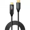 Lindy cabo ativo DisplayPort 1.4 para HDMI 8K60 de 3 m, 3 m, DisplayPort, HDMI, ficha, ficha, reto