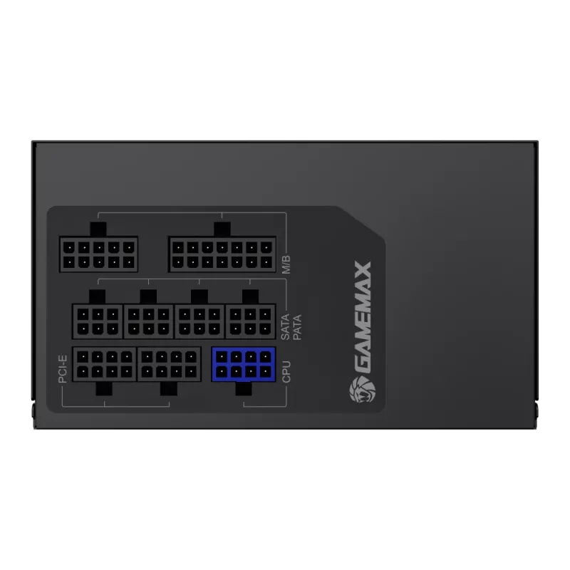 Fonte de alimentação Gamemax, 80 PLUS, Gold | GX 750GF | 750 W