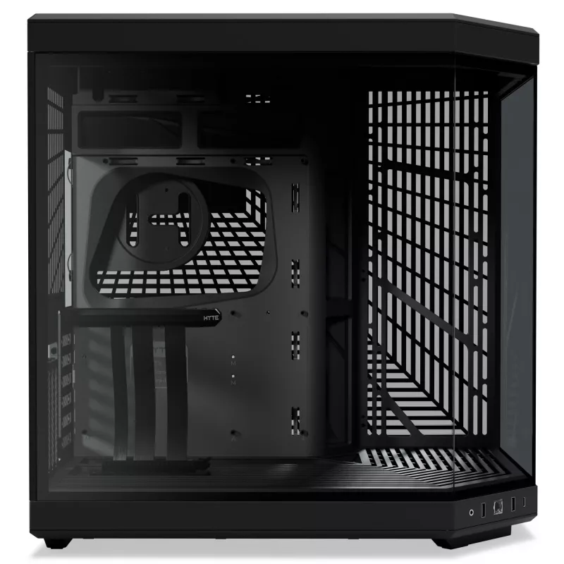 HYTE Y70 CS-HYTE-Y70-B caixa de PC Midi Tower, E-ATX, vidro temperado, Pitch Black