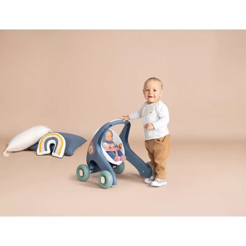Little Smoby andarilho 3 em 1 com boneca