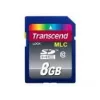 Cartão de memória flash Transcend 8 GB SDHC Class 10 TS8GSDHC10M