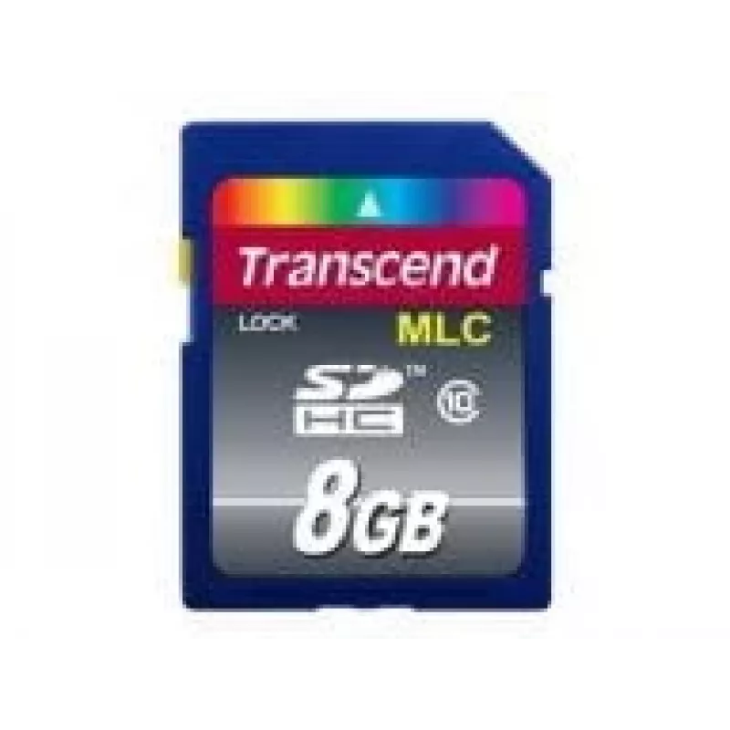 Cartão de memória flash Transcend 8 GB SDHC Class 10 TS8GSDHC10M