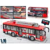 Autocarro de brinquedo com luzes, som e porta de abrir Madej modelo 012865