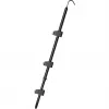 Escada para Trampolim HUDORA universal 70–100 cm, preta, degraus de segurança ajustáveis
