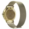 Smartwatch Garett Verona 2 dourado Mesh com Bluetooth e medidor de frequência cardíaca