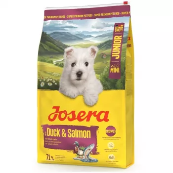 JOSERA Mini Junior Duck & Salmon alimento seco para cães 900 g