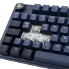 Teclado gaming Ducky One 3 Cosmic azul TKL, RGB-LED - MX-Ergo-Clear