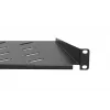 Prateleira Extralink SHELF 1U para armários de parede de 19 polegadas, 1U, 300 mm, preta, metal
