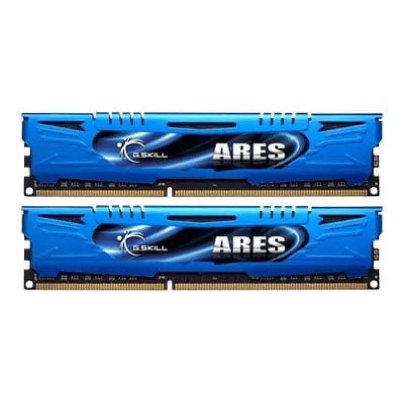 DIMM 16 GB DDR3-2133 (2x 8 GB) Dual-Kit, memória azul, F3-2133C10D-16GAB, ARES