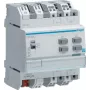 Módulo de I/O digital/analógico Hager TXA304 — entrada digital, 4 canais, 21–32 V DC, até 230 V, 50–60 Hz