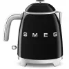 Chaleira SMEG (KLF05BLEU) mini 0,8L preta