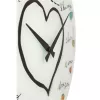Relógio de parede NeXtime 8030 Loving You, Ø43 cm, branco/multicolor