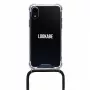 Lookabe capa de telemóvel com colar para iPhone XR, dourado/preto