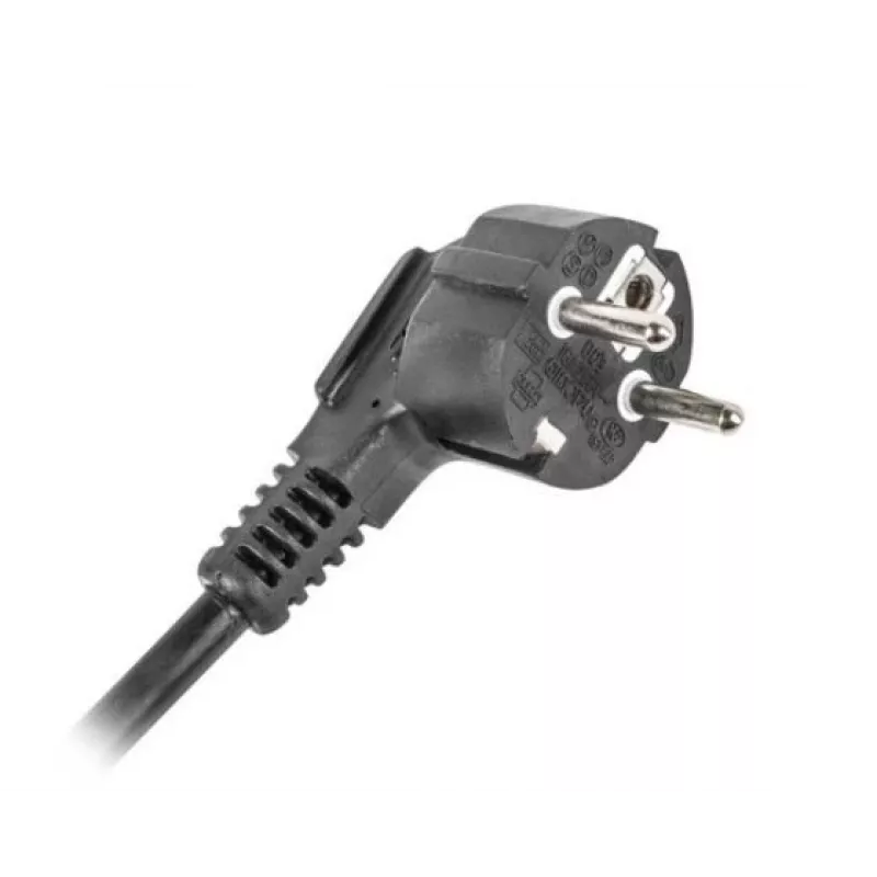 Unidade de distribuição de energia LANBERG PDU-09E-0300-BK — 9x tomadas tipo E, 16 A, 220–250 V, cabo de 3 m, rack 1U, 19 polegadas