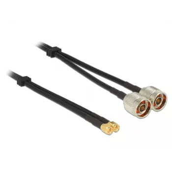 Cabo coaxial DeLOCK 89467 RG-58 5 m 2x ficha N 2x ficha SMA preto