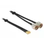 Cabo coaxial DeLOCK 89467 RG-58 5 m 2x ficha N 2x ficha SMA preto
