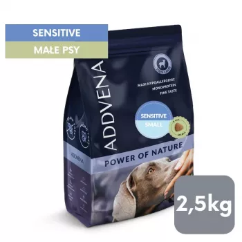 ADDVENA Power of Nature Adult Sensitive Small Lamb - alimentação seca para cães - 2,5 kg
