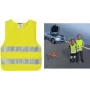 Colete de segurança para criança IWH colete de sinalização para criança 540303, amarelo fluorescente, 100% poliéster