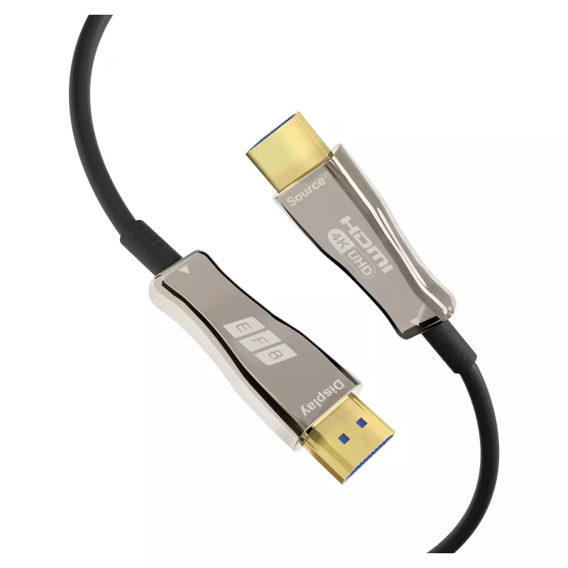 EFB Elektronik cabo de fibra ótica HDMI AOC Active 4K60Hz preto - digital/display/vídeo - 20 m (HDMI-20-00008)