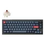 Teclado mecânico Keychron V2 MAX com Gateron Jupiter Brown Switches, preto, layout US