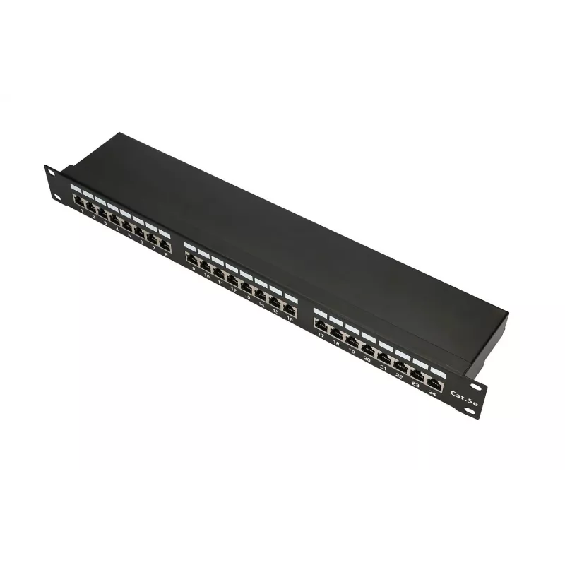 Patch panel Extralink CAT5E STP V2 24 portas