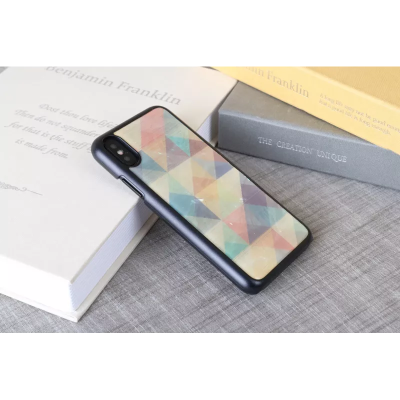 Capa para smartphone iKins para iPhone XS / iPhone XS Mosaic preta