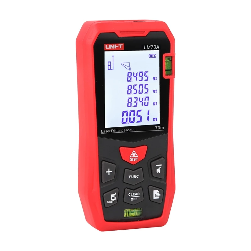 UNI-T LM70A Medidor laser de distância, 70 m